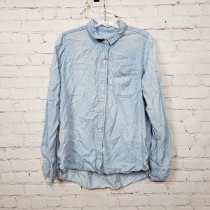 3/$18or5/$25 Mossimo Button-Up Chambray Shirt Top
